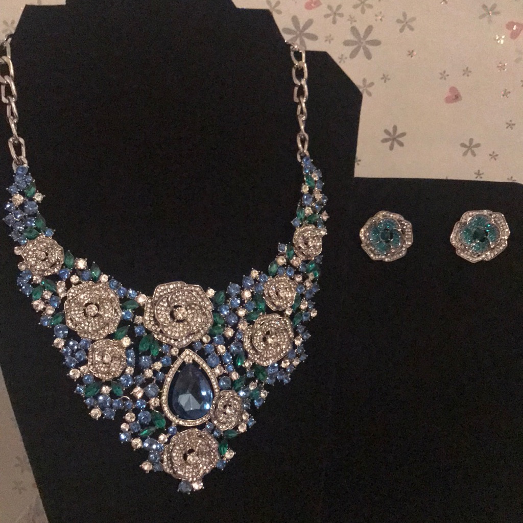 Off Park Collection Multicolor Crystal Silver